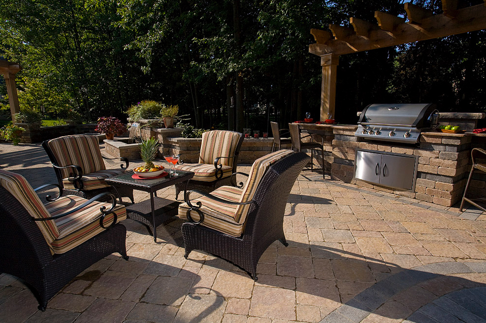 Outdoor Fireplace Firepit Latham Ny Pearl Landscaping Co