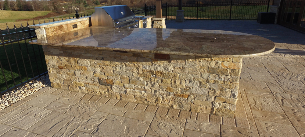 Outdoor Fireplace Firepit Latham Ny Pearl Landscaping Co Fireplaces What Could Be Better Than A Flagstone Patio With An In Ground Fire Pit Want To Add Some Heat Evening Of Romance